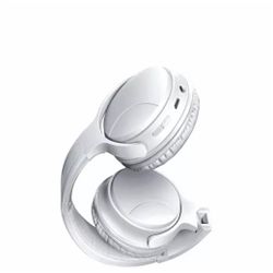 Brookstone StudioHD Wireless Headphones in White Bluetooth Foldable BSBTH253WH