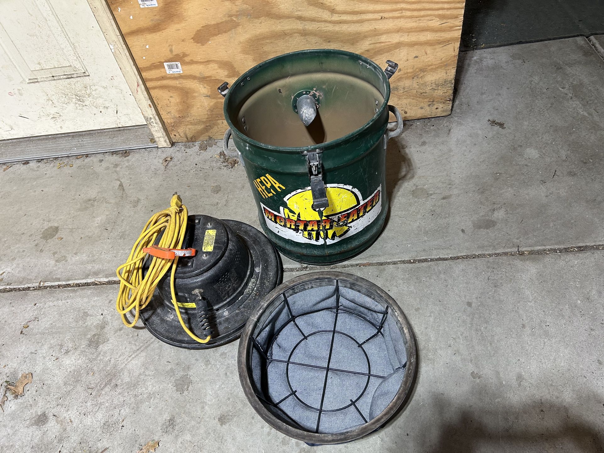 Mortar Eating Vacuum