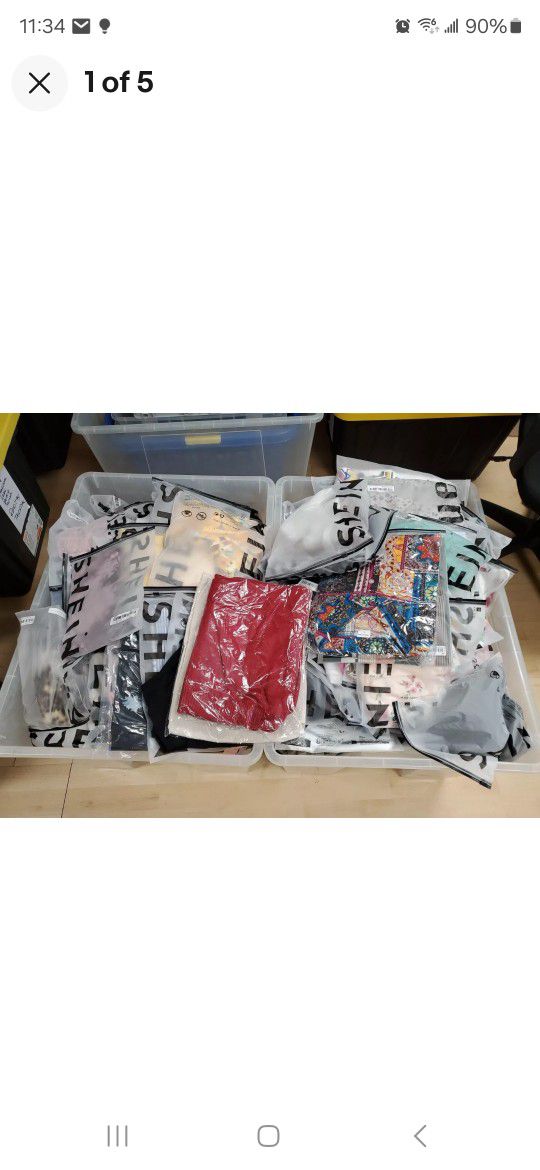 Lot Of +300 Pcs SHEIN & Others Clothes Pants Tops Tees Tunics Crops & Much More