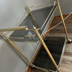 Gold bar cart