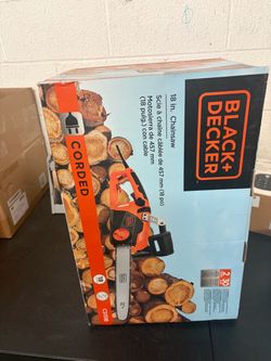 BLACK+DECKER 15 Amp 18 Inch Chainsaw - CS1518