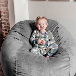 Cordaroys Convertible To A Bed Bean Bag Full Size Blue 