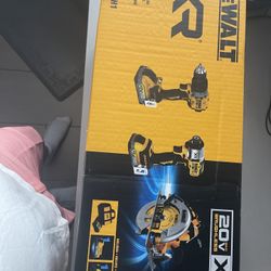 20V MAX Lithium-Ion Cordless 3-Tool Combo Kit with 5.0Ah Battery 1.7AH Battery and Charger