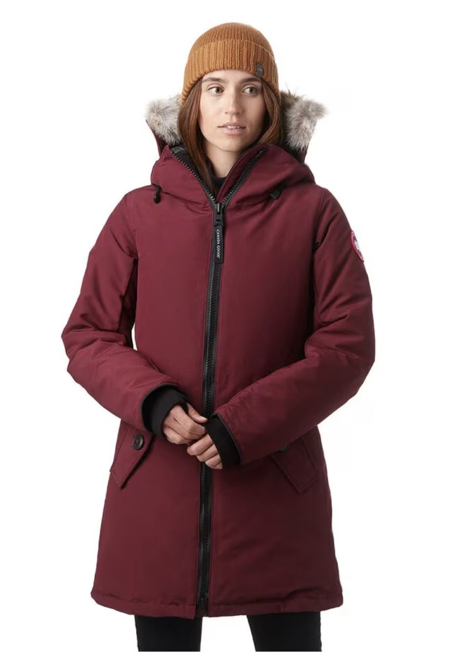 MINT CONDITION!! Canada Goose Rosemont Down Parka-Color Bordeaux (Size M)