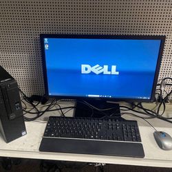 DELL desktop i7 processor comes with monitor keyboard and mouse