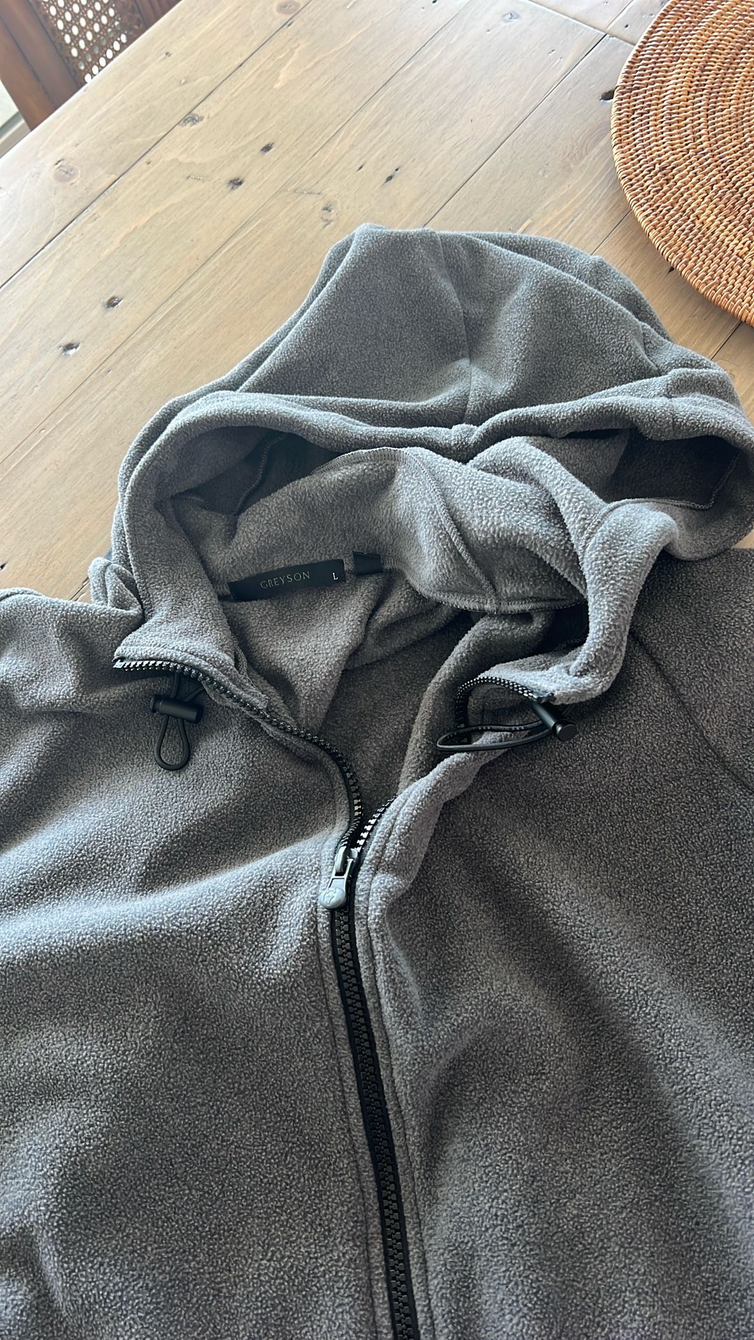 Greyson Cardigan Light Fleece Hoddie L