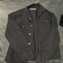 Denim Black Jacket 