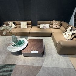 Sectional Leather Sofa 