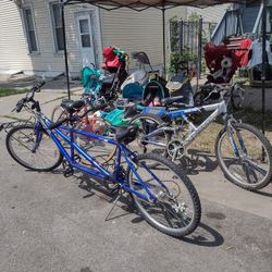 BICICLETA    DOBLE. DE ALUMINIO. CON MOTOR