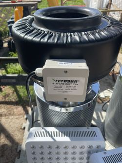 8”Inch Inline Fan Vivosun 8” Charcoal Odor Filters