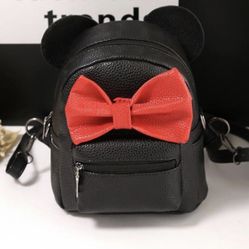 Mini Black Backpack 