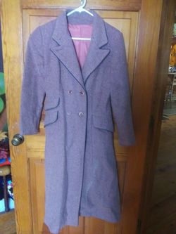 Wool blend ladies coat