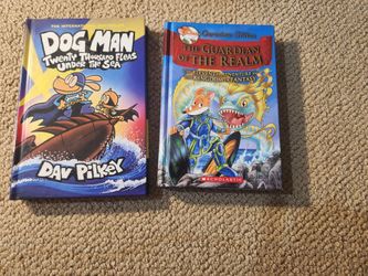 Brand New Dog Man and Geronimo Stilton Hard Back Books