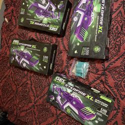 4 - GelBlaster Starfire XLs With Extra Gel Balls