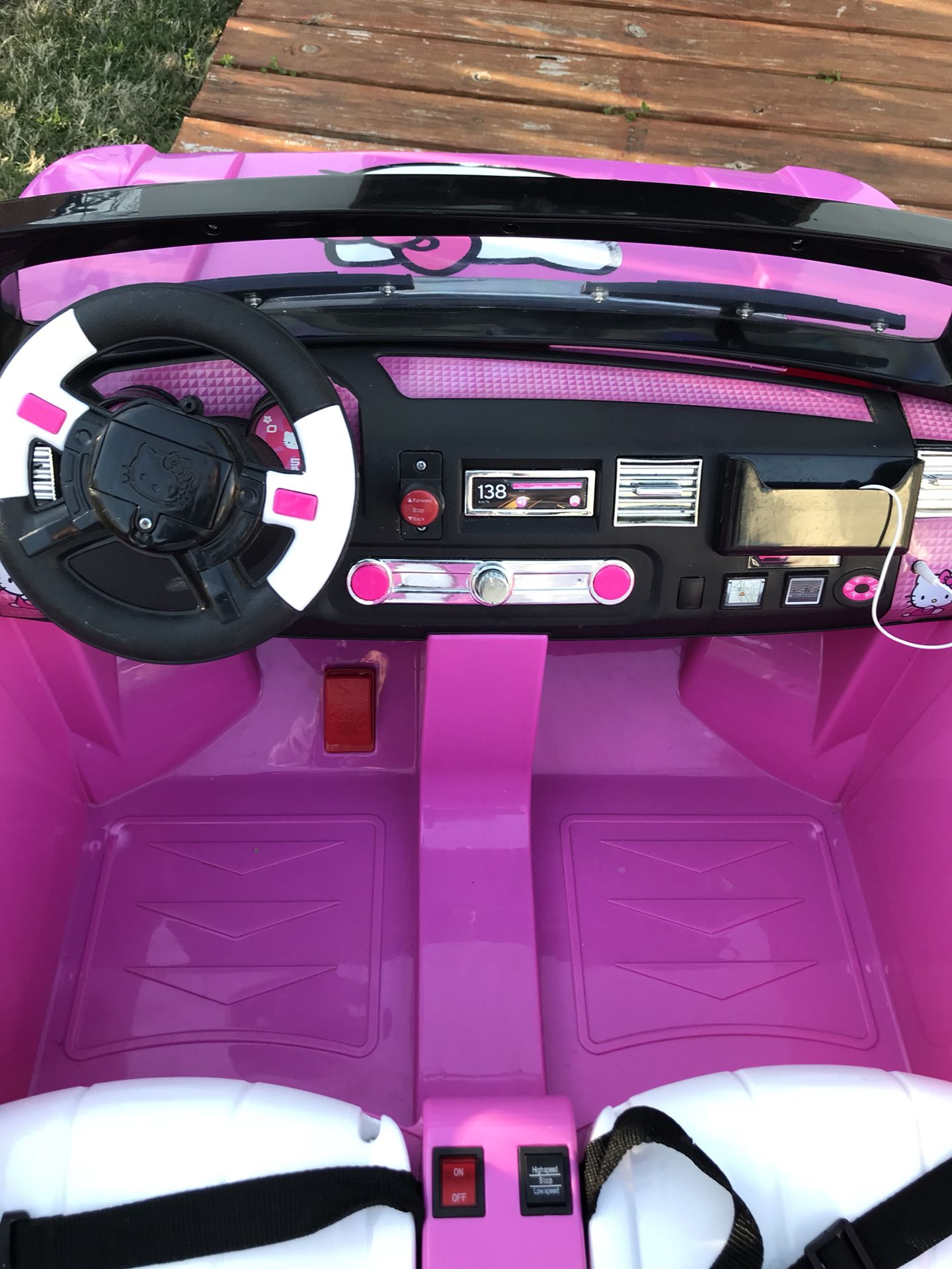 Hello Kitty SUV 12-Volt Battery-Powered 2 Seats Ride-On, Light-up, Pink for  Sale in Dallas, NC - OfferUp