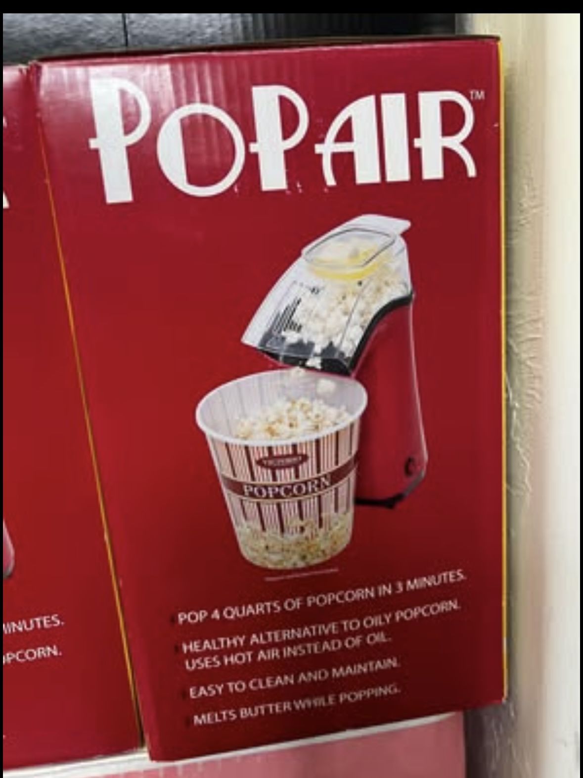 Brand New Popcorn Maker Near Catalina Hwy & Houghton
