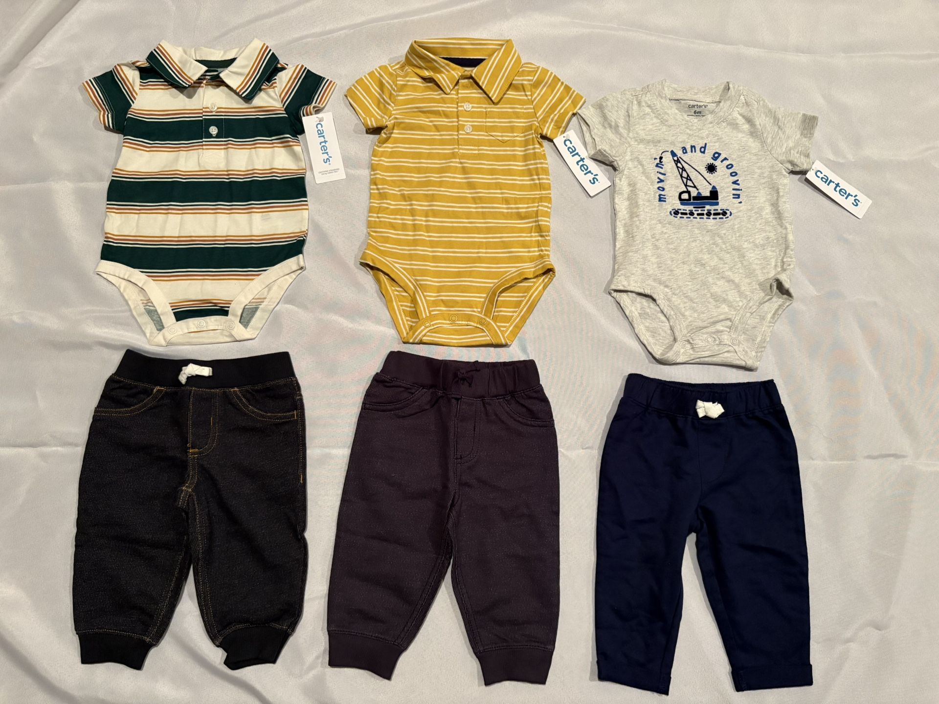 $20 NEW BABY BOY CLOTHES 6 MONTHS 3 SETS $20 TOTAL