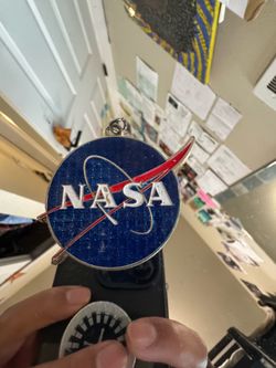 NASA keychain pendant