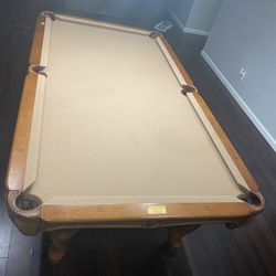 Beach Manufacturing Pool Table/ Cover And Accessories 