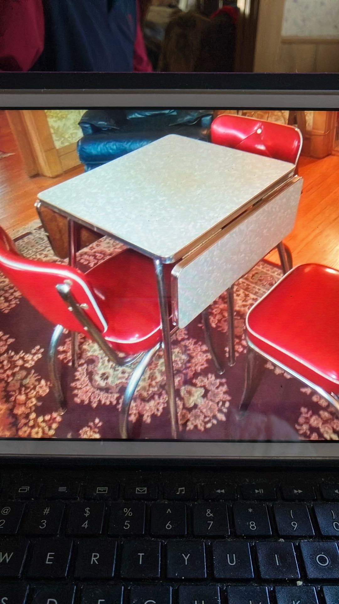 Formica Table & Retro Chairs