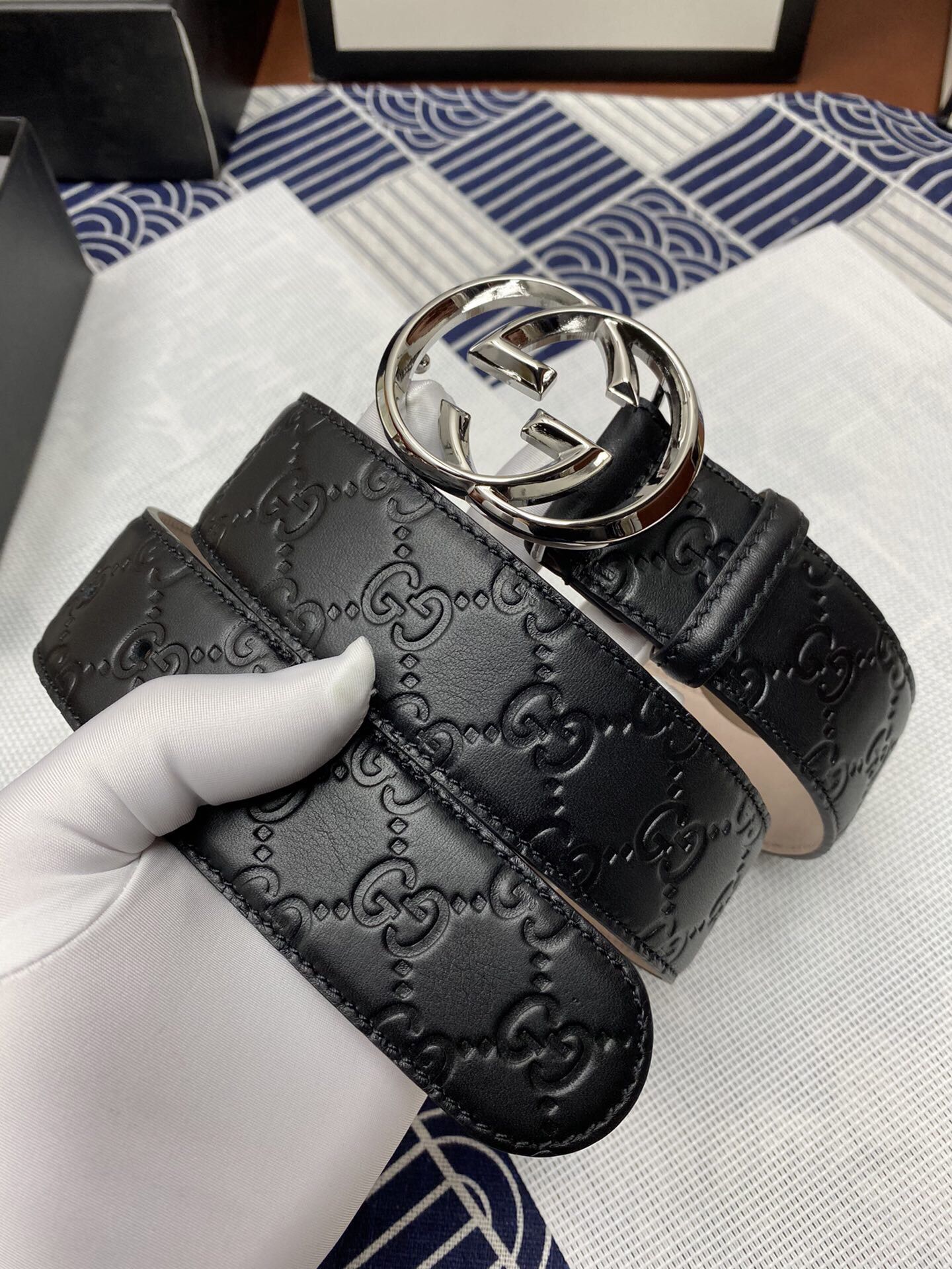 Gucci 24ss Belt With Box 