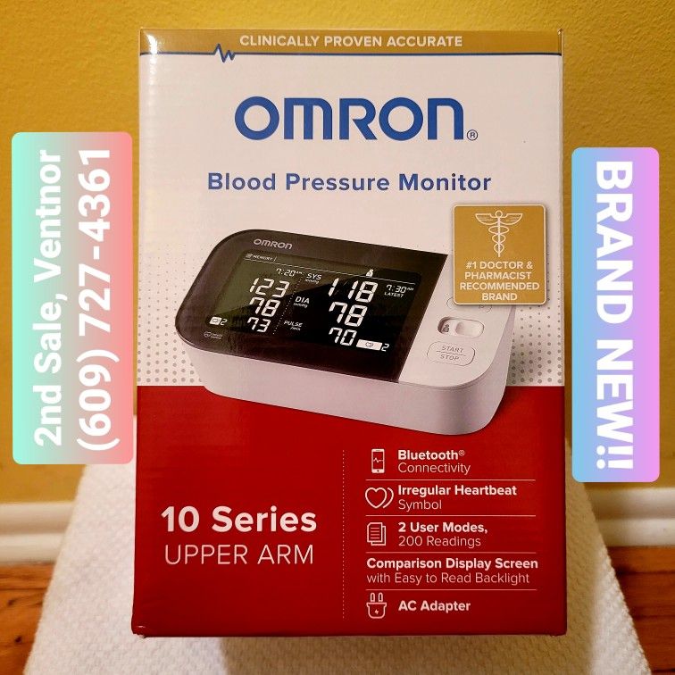 Omron 10 Series Blood Pressure Monitor, 200 Accurate BP Readings