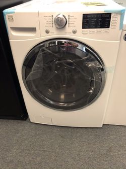 Used scratch and dent kenmore front load washer. 1 year warranty
