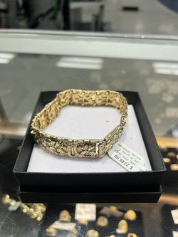 10k nugget bracelet