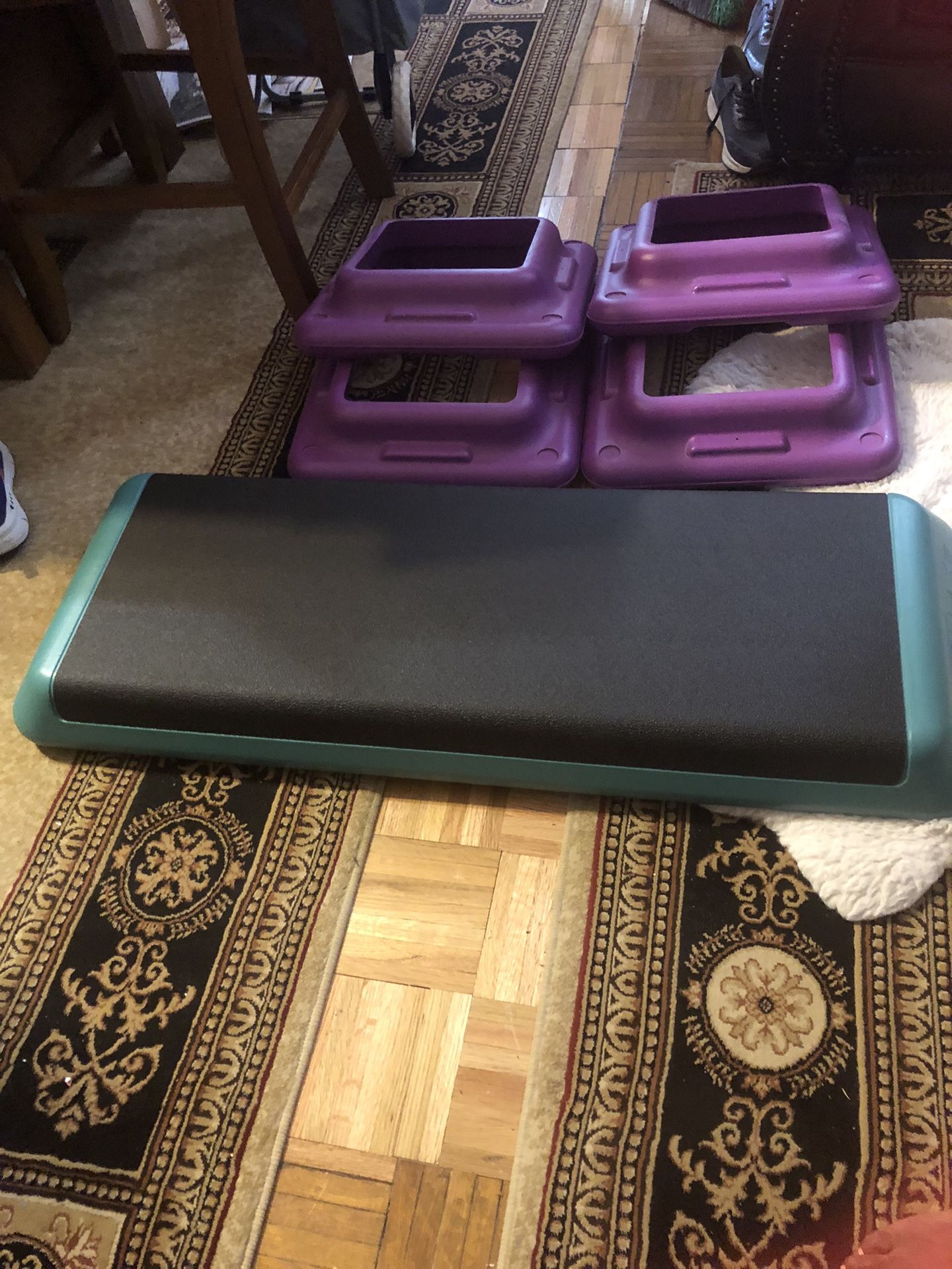 The Step Original Aerobic with 4 Risers (never used)