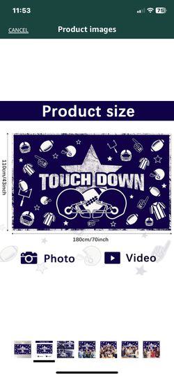 Dallas Cowboys Backdrop
