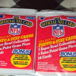 Vintage Factory Sealed 6 Packs 89 Proset Football Packs Cash Porch Pickup Redmond 
