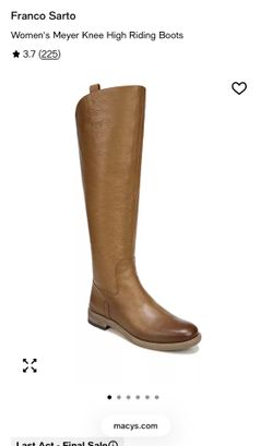 Franco Sarto Women's Meyer Knee High Riding Boots