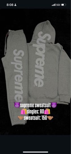 Supreme sweatsuits