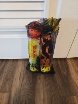 Pickle Balls And Tennis Balls