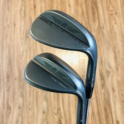 Titleist Vokey SM9 Jet Black LW 60° & SM8 56° Sand Wedge