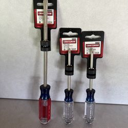 NEW Set Of 3 Craftsman Screwdrivers