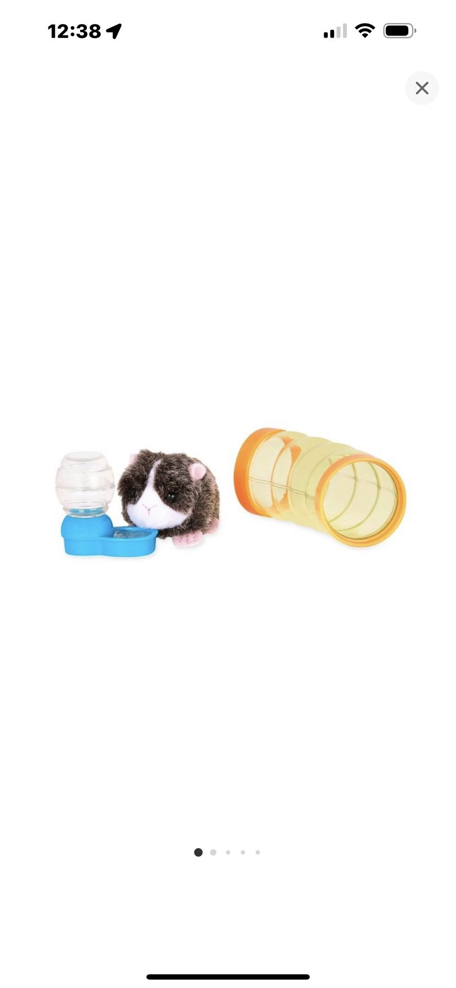 plush pet guinea pig for 18-inch dolls