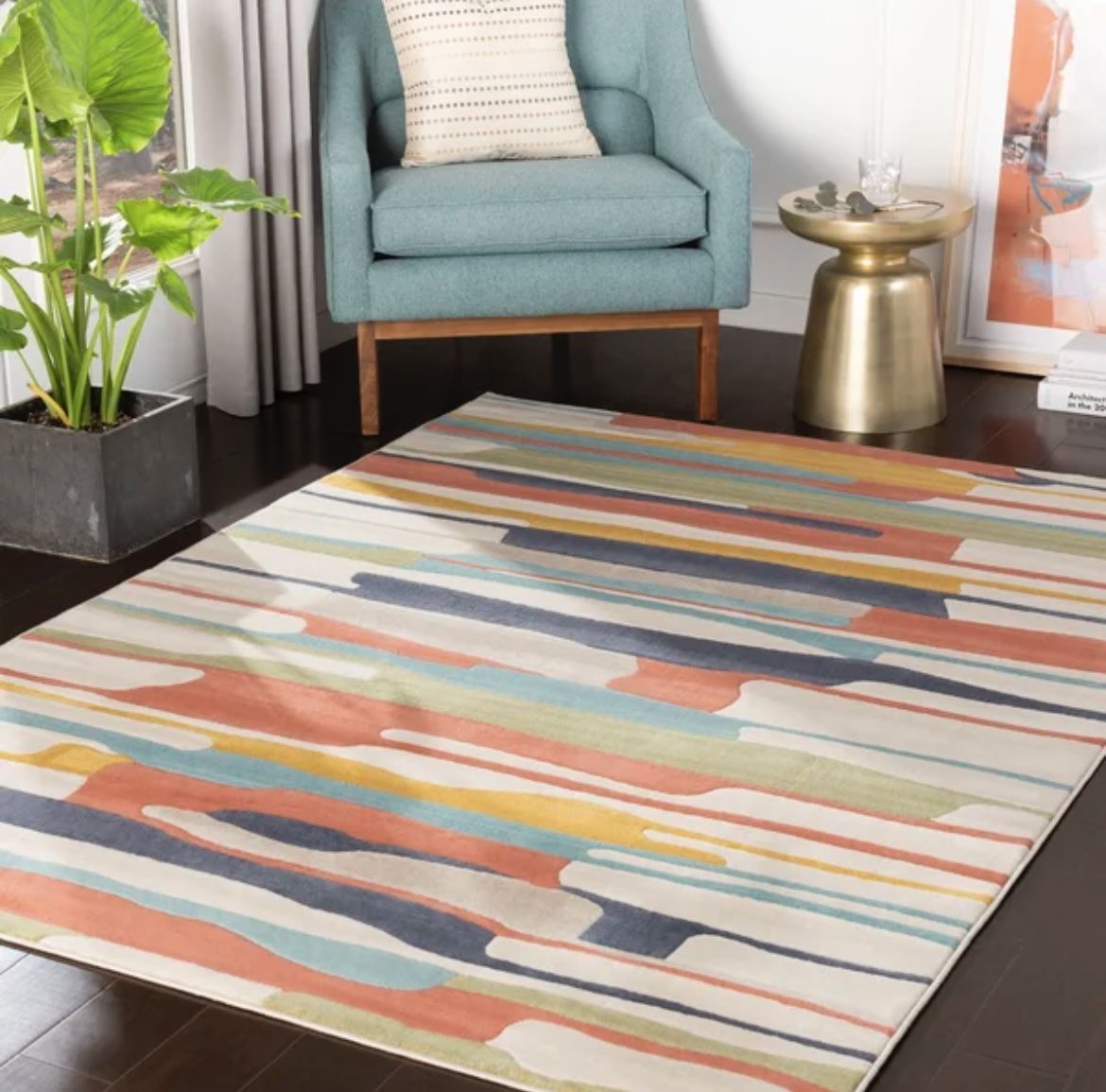 Beautiful Multi-color Area Rug For Sale!