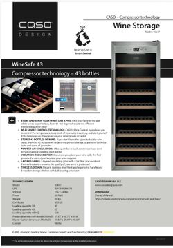 Caso Design Winesafe 43 bottle wine fridge