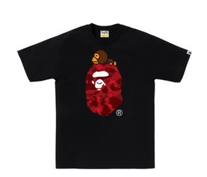 Black Red Baby Milo Bape Shirt