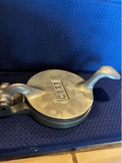 Vintage Sears Aluminum Hamburger / Tortilla Press CHEF  Design