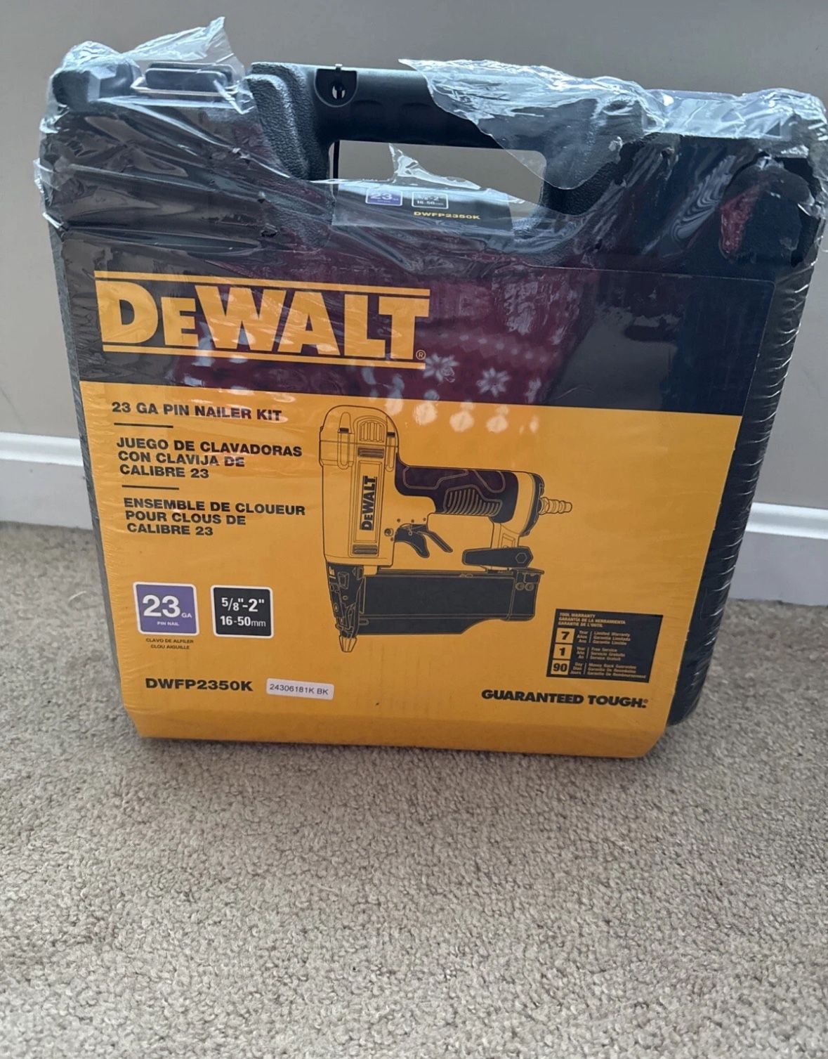 Dewalt 23-Gauge 2 Inch Pin Nailer