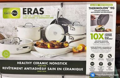 GreenPan Eras Ceramic Non-Stick 11-piece Cookware Set