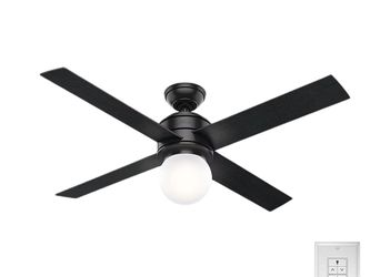 NEW! HUNTER Hepburn 52″ 4 Blade Indoor Ceiling Fan