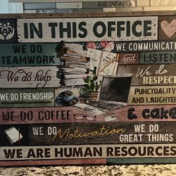 Human Resources Sign
