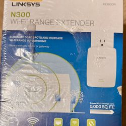Linksys N300 WiFi Range Extender 