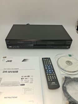 JVC DVD Recorder/VCR with remote, manual and cable.  Works fine!