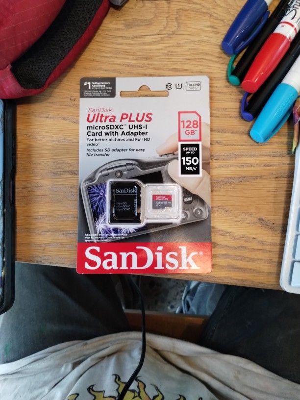 SanDisk Ultra Plus Micro SD Card 128 GB 
