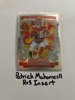 Patrick Mahomes II Kansas City Chiefs All-Pro QB Rookies & Stars Short Print Insert Card.