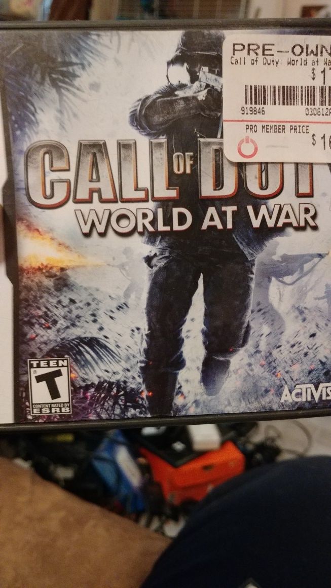 Call of Duty World of War for ds